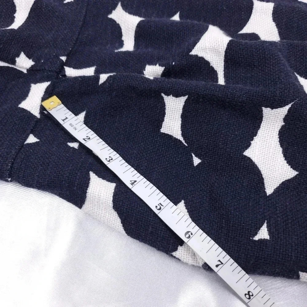 Loft Shift Dress Women's Size 6P Sleeveless Blue & White w/Pockets - Picture 10 of 13